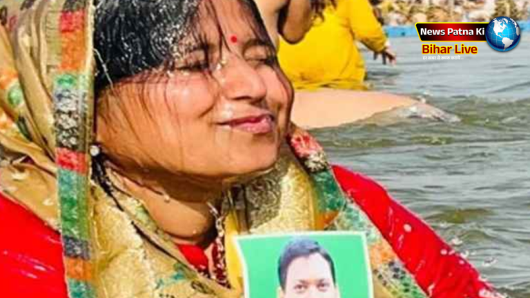Mahakumbh : बीजेपी विधायक ने जेल में बंद पति की फोटो के साथ संगम में लगाई डुबकी, सोशल मीडिया पर वायरल हुई फोटो