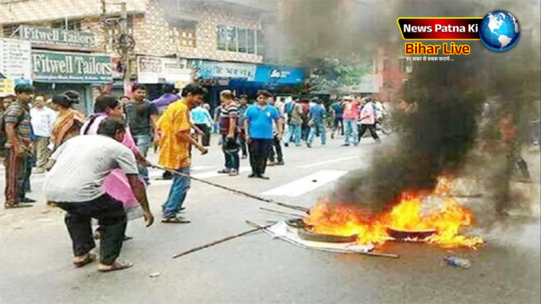 Accident in Patna-Masaurhi-CNG-tanker-hit-bike
